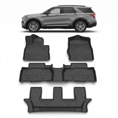 Black Horse Off Road - Totaliner Heavy Duty Floor Liner-Black-2023-2024 Ford Explorer|Black Horse Off Road - Image 2
