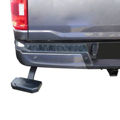 Black Horse Off Road - Retractable Truck Bed Corner Step-Black-2021-2026 Ford F-150/2022-2026 Ford F-150 Lightning EV|Black Horse Off Road - Image 2