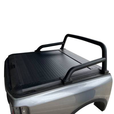 Black Horse Off Road - Back Track Manual Retractable Tonneau Cover-Black-2016-2027 Toyota Tacoma|Black Horse Off Road - Image 10